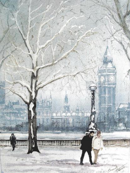 BIg Ben sous la neige