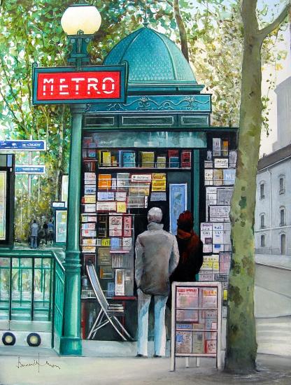 Paris le charme d antan de ses kiosques de presse 1