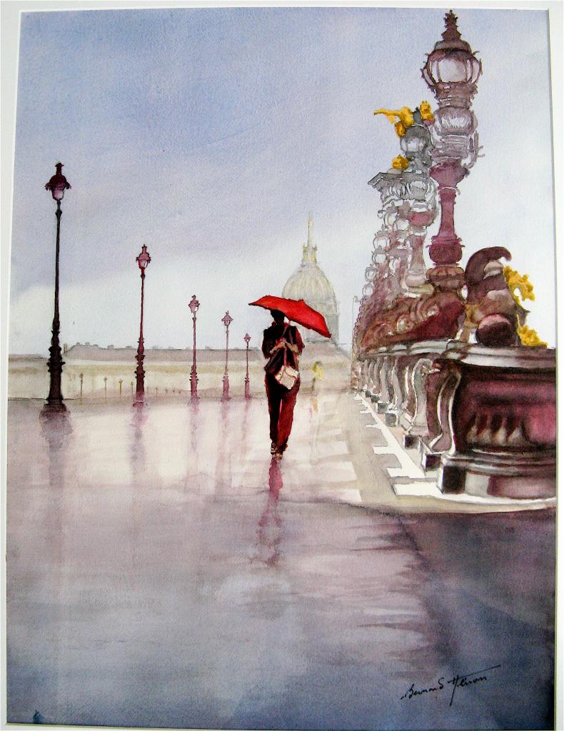Averse sur les Invalides
